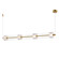 Elysian LED Linear Pendant in Natural Aged Brass (86|E11084-124NAB)