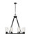 Titus Eight Light Chandelier in Matte Black (224|826-8MB)