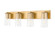 Titus Four Light Vanity in Modern Gold (224|826-4V-MGLD)