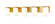 Burk Five Light Vanity in Luxe Gold (224|746-5V-LG)