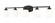 Kendrick Five Light Vanity in Matte Black (224|745-5V-MB)