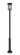 Jordan One Light Outdoor Post Mount Fixture in Black (224|570PHXL-5010P-BK)