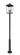 Beacon Four Light Outdoor Post Mount Fixture in Black (224|568PHXXLR-5010P-BK)