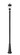 Davina Three Light Outdoor Post Mounted Fixture in Black (224|5016PHMR-5011P-BK)