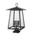 Rainer Six Light Outdoor Pier Mounted Fixture in Black (224|5015PHXXLS-SQPM-BK)