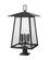 Rainer Six Light Outdoor Pier Mounted Fixture in Black (224|5015PHXXLR-533PM-BK)