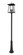 Rainer Six Light Outdoor Post Mounted Fixture in Black (224|5015PHXXLR-511P-BK)