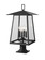 Rainer Four Light Outdoor Pier Mounted Fixture in Black (224|5015PHBR-533PM-BK)