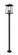 Rainer Four Light Outdoor Post Mounted Fixture in Black (224|5015PHBR-5012P-BK)
