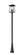 Rainer Four Light Outdoor Post Mounted Fixture in Black (224|5015PHBR-5011P-BK)