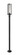 Aura One Light Outdoor Post Mounted Fixture in Black (224|5013PHBR-5012P-BK)