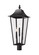 Gannon Three Light Outdoor Post Mount Fixture in Black (224|5008PHXLR-BK)