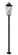 Gannon Three Light Outdoor Post Mount Fixture in Black (224|5008PHXLR-5012P-BK)