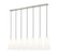 Farrell Seven Light Linear Chandelier in Brushed Nickel (224|3043P7-7L-BN)