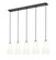 Farrell Five Light Linear Chandelier in Matte Black (224|3043P6-5L-MB)