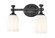 Orion Two Light Vanity in Matte Black (224|1102-2V-MB)