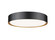 Kawan LED Flush Mount in Matte Black + Modern Gold (224|1014F16-MB-MGLD-LED)