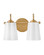 Honey LED Vanity in Distressed Brass (531|85412DA)