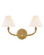 Greta LED Vanity in Heritage Brass (13|52492HB-OP)