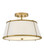 Clarke LED Semi-Flush Mount in Lacquered Dark Brass (13|4893LDB-OW)