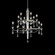 Tempest Eight Light Chandelier in Soft Gold/Black (53|S5612-709/18R)
