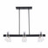 LuminaGlow Six Light Island Pendant in Black (110|11676 BK)