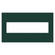 adorne Four-Gang Screwless Wall Plate with Microban in Evergreen (246|AWP4GEG)