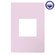 adorne One-Gang-Plus Screwless Wall Plate with Microban in Rosa (246|AWP1G2RA)