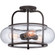 Trilogy Three Light Semi-Flush Mount in Old Bronze (10|TRG1716OZ)
