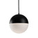 Monae LED Pendant in Black (347|PD11710-BK-5CCT)