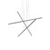 Vega Minor LED Pendant in Black (347|MP18203-BK-UNV)