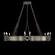 Mirage Chandelier in Midnight Steel/Nickel/Coco (48|100048-722)