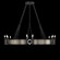Mirage 12 Light Chandelier in Black Iron/Nickel/Coco (48|100048-122)