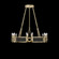 Mirage 12 Light Chandelier in Soft Gold Leaf/Brass/Black Knight (48|100047-513)
