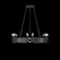 Mirage 12 Light Chandelier in Black Iron/Nickel/Pebble (48|100047-121)