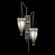 Mirage Two Light Wall Sconce in Midnight Steel/Nickel/Coco (48|100046-722)
