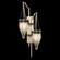 Mirage Two Light Wall Sconce in Champagne/Nickel/Black Knight (48|100046-623)