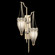 Mirage Two Light Wall Sconce in Champagne/Brass/Coco (48|100046-612)