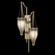 Mirage Two Light Wall Sconce in Soft Gold Leaf/Brass/Pebble (48|100046-511)