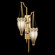 Mirage Two Light Wall Sconce in Gold Leaf/Brass/Coco (48|100046-312)
