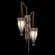 Mirage Two Light Wall Sconce in Bronze/Nickel/Pebble (48|100046-221)