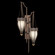 Mirage Two Light Wall Sconce in Bronze/Brass/Pebble (48|100046-211)