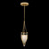 Mirage One Light Pendant in Gold Leaf/Nickel/Black Knight (48|100045-323)