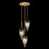 Mirage Three Light Pendant in Gold Leaf/Nickel/Black Knight (48|100044-323)