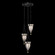 Mirage Three Light Pendant in Black Iron/Brass/Coco (48|100044-112)
