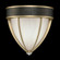 Mirage Wall Sconce in Soft Gold Leaf/Nickel/Black Knight (48|100043-523)