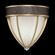 Mirage One Light Wall Sconce in Soft Gold Leaf/Nickel/Pebble (48|100043-521)