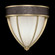 Mirage One Light Wall Sconce in Soft Gold Leaf/Brass/Pebble (48|100043-511)