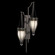 Mirage Two Light Wall Sconce in Midnight Steel/Nickel/Black Knight (48|100041-723)