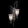 Mirage Two Light Wall Sconce in Midnight Steel/Nickel/Coco (48|100041-722)